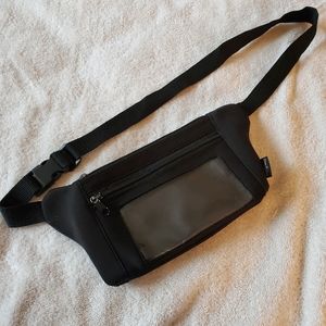 Black Omari Hardwick Fitness Belt Bag